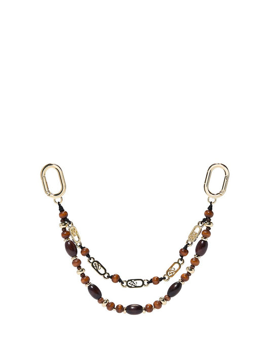 Beaded Chain Bag Charm