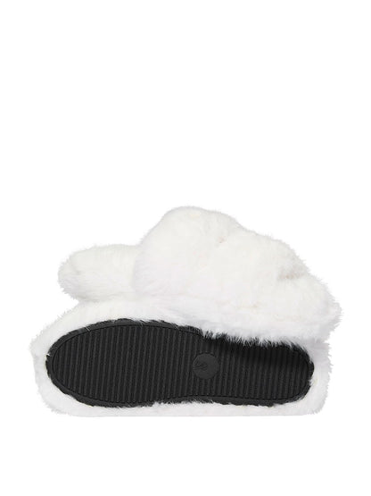 Luxe Plush Double Strap Slippers