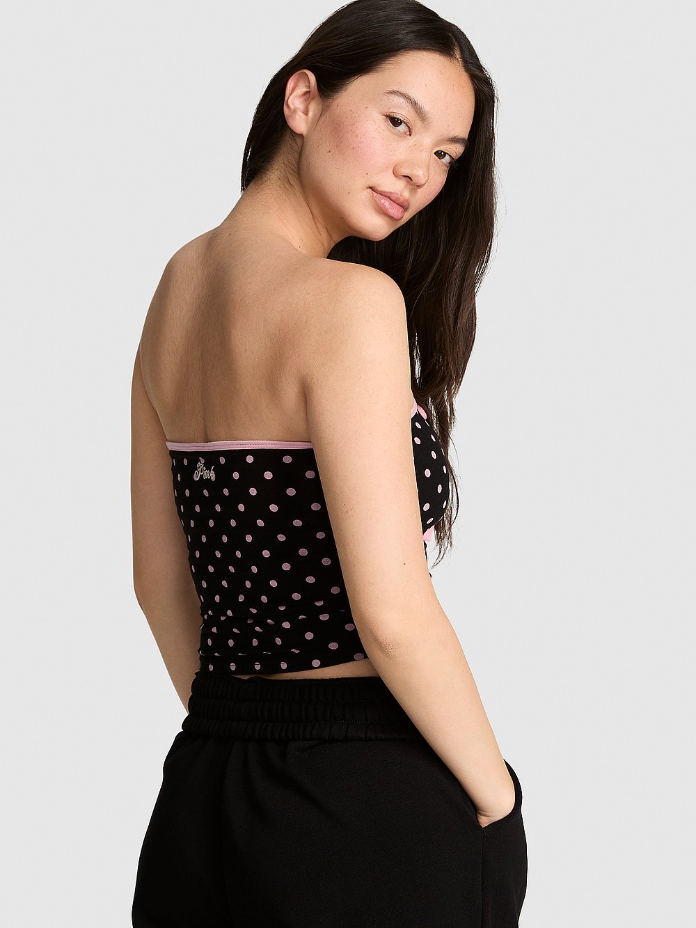 All-Day Cotton™ Side-Ruched Tube Top