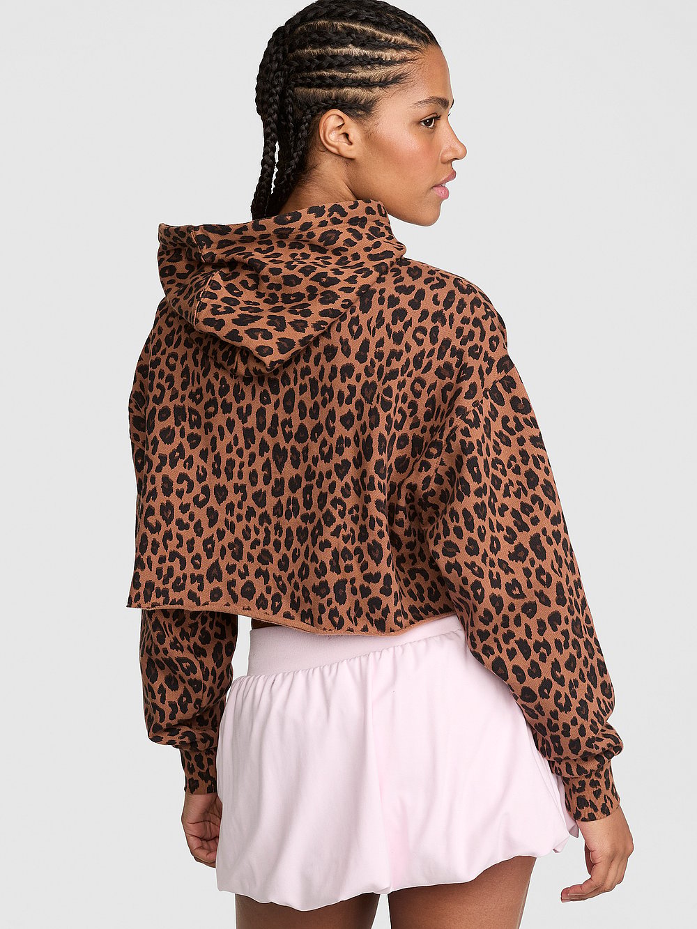 Campus Fleece™ Cropped Half-Zip Hoodie