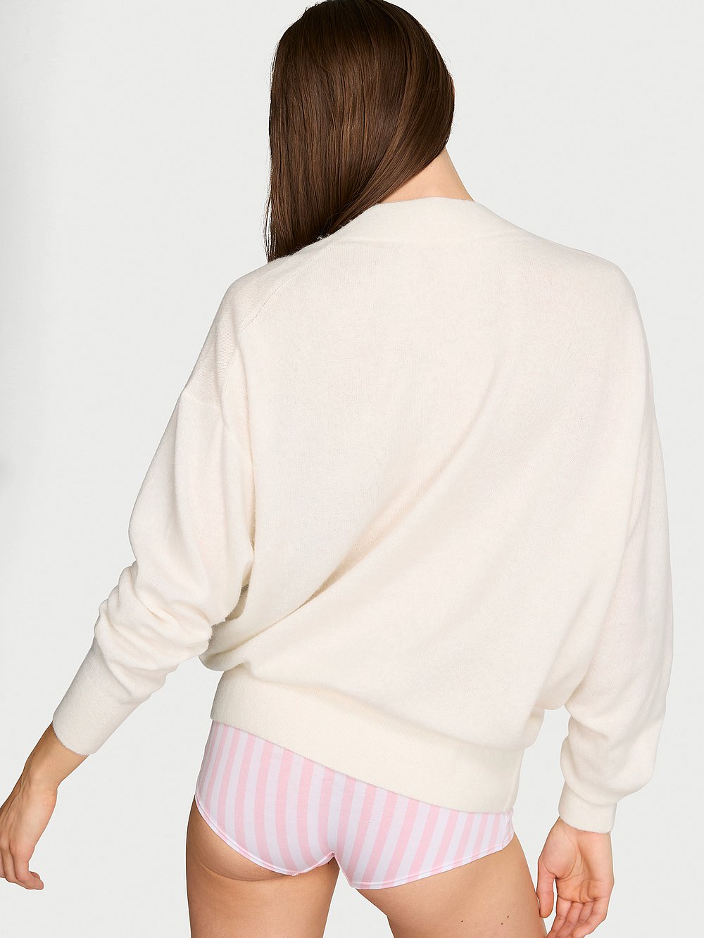 Luxe Knit Oversized V-Neck Sweater