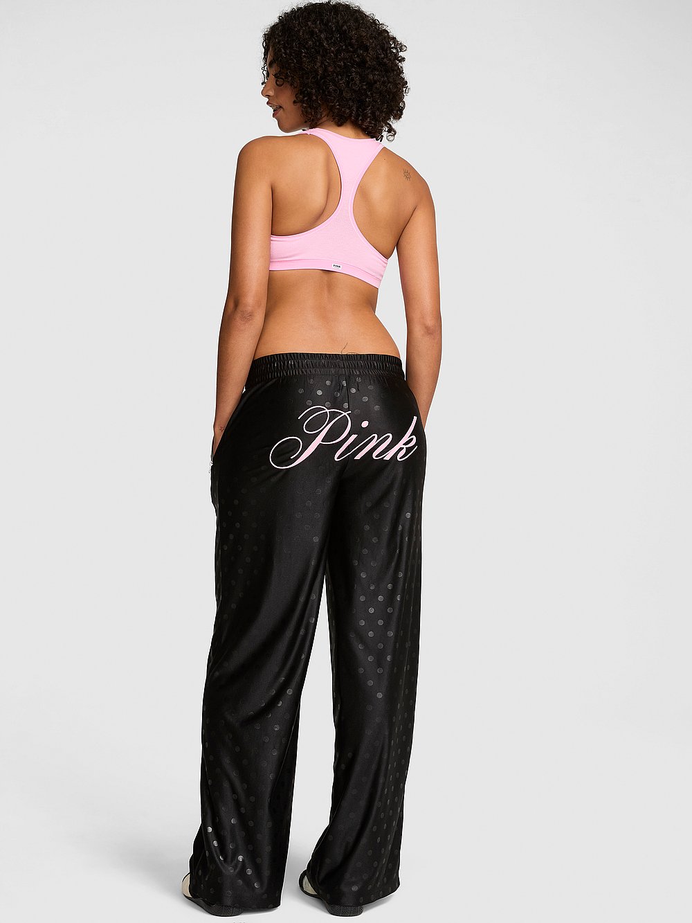 Goal-Getter Satin Straight-Leg Pants