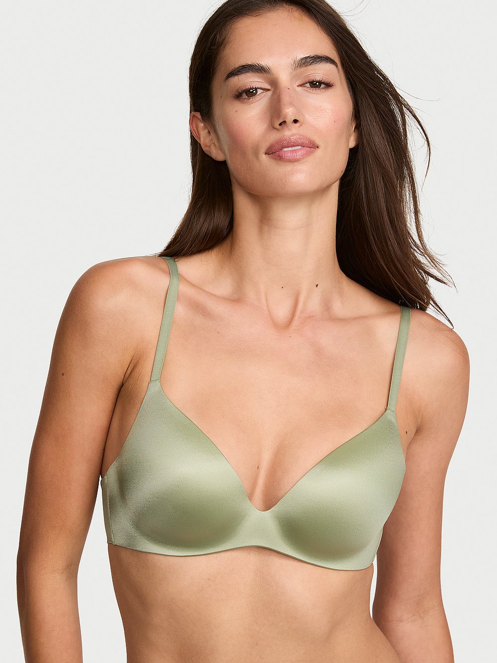 FlexFactor Lightly Lined Plunge Demi Bra