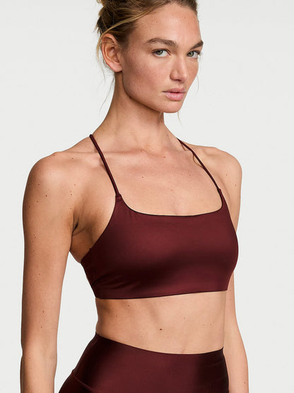 VSX GlossyTech™ Strappy-Back Sports Bra