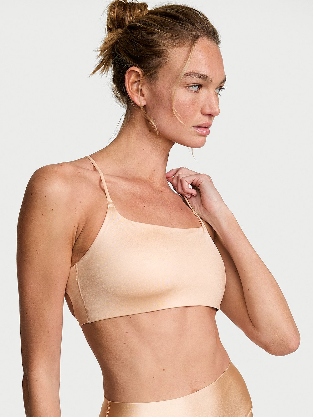 VSX GlossyTech™ Strappy-Back Sports Bra