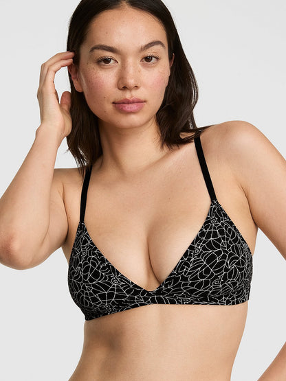 Cotton Dorm Unlined Micro Triangle Bralette