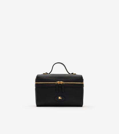 Bloomsbury Vanity Bag in Peat brown/sand beige