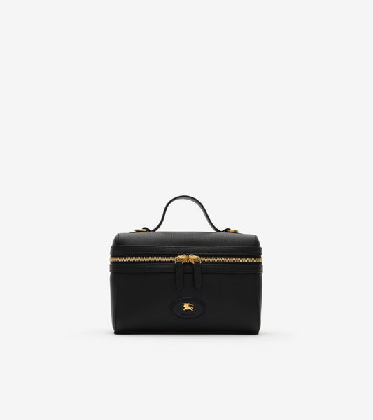 Bloomsbury Vanity Bag in Black/calico beige
