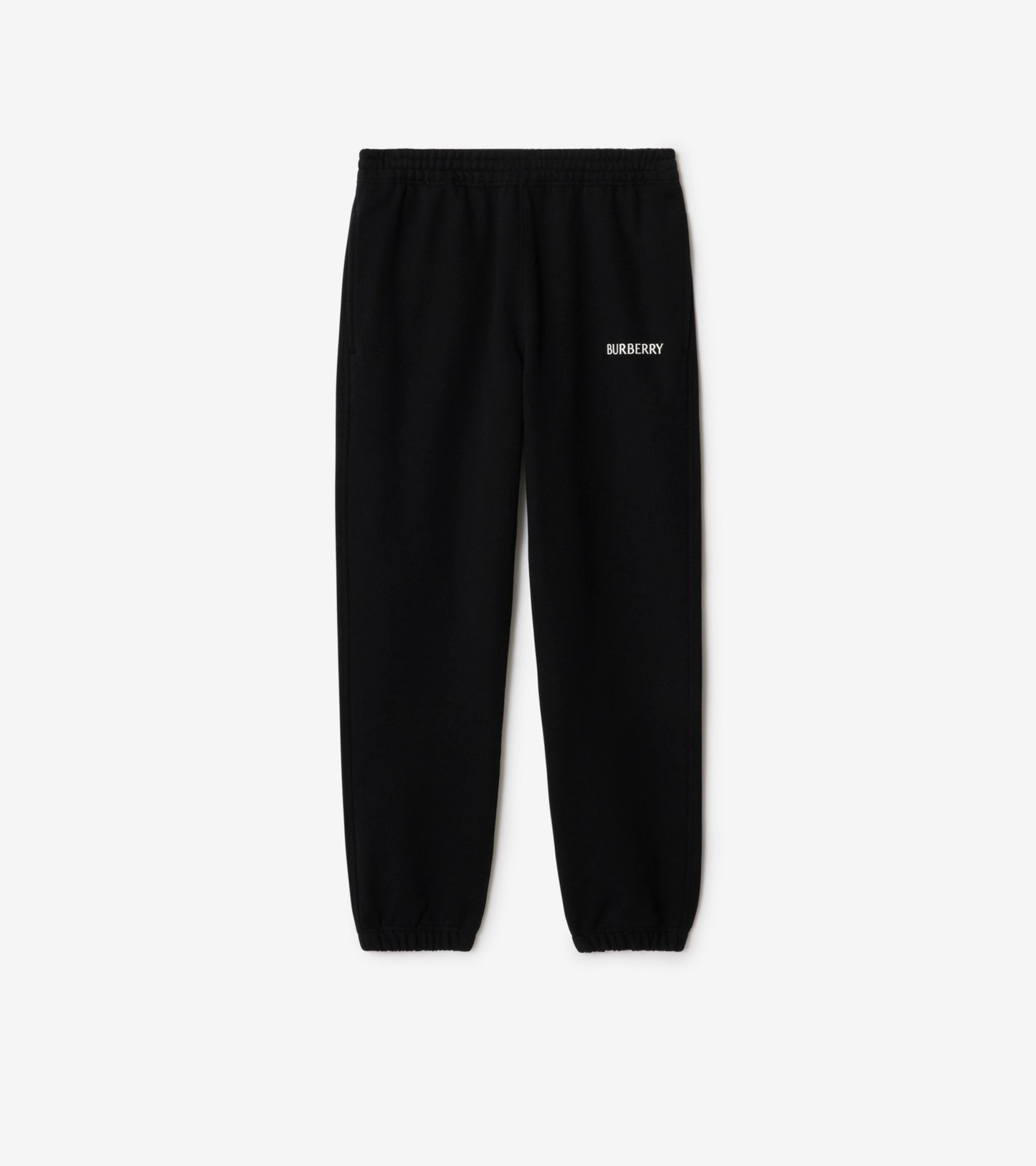 Logo Cotton Jogging Pants in Black