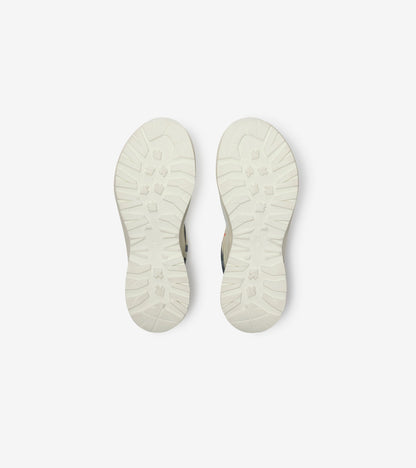 Check and Mesh Discover Sneakers in Tundra beige/sand beige