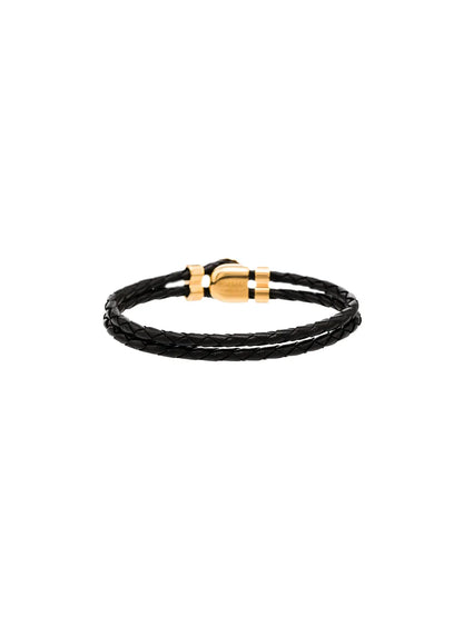 Versace La Medusa Leather Bracelet