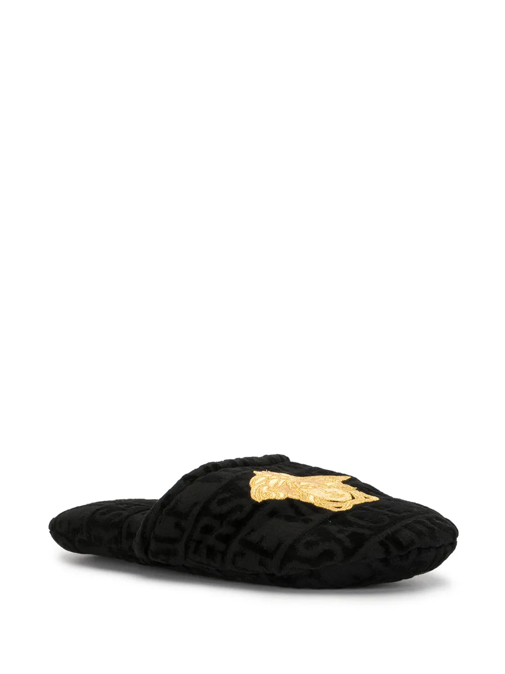 Versace Medusa Terricloth Slippers