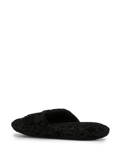 Versace Medusa Terricloth Slippers