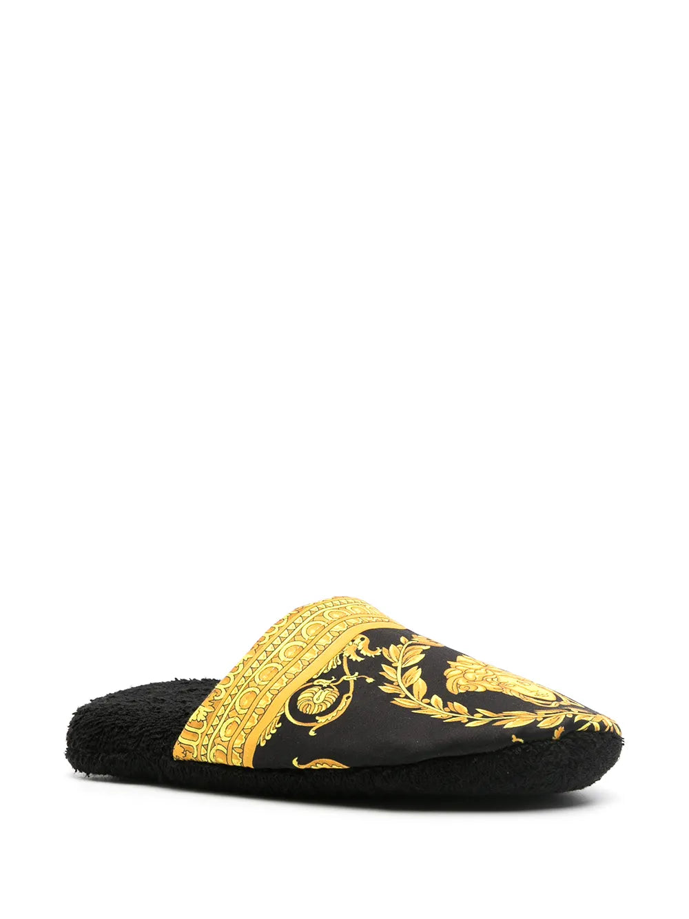 Versace Baroque-print Slides