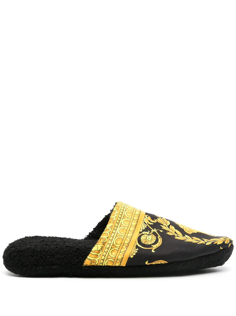 Versace Baroque-print Slides