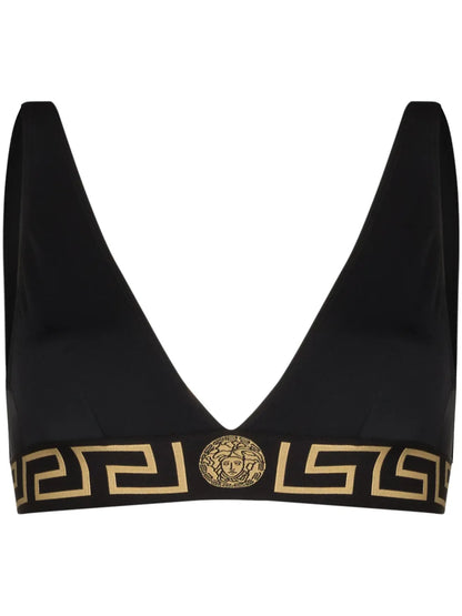Versace Greca Border Bikini Top