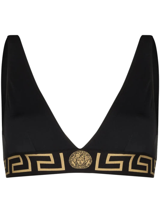 Versace Greca Border Bikini Top