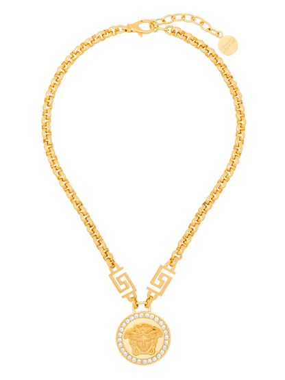 Versace La Medusa Crystal Necklace