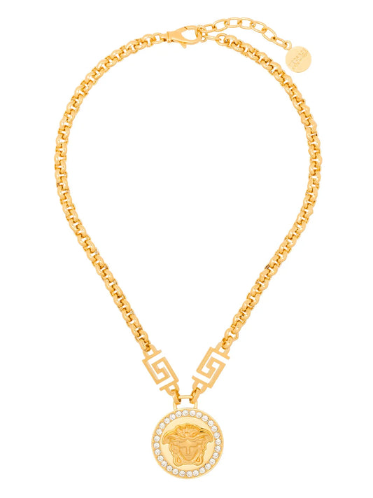 Versace La Medusa Crystal Necklace