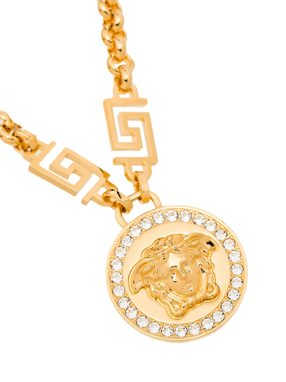 Versace La Medusa Crystal Necklace
