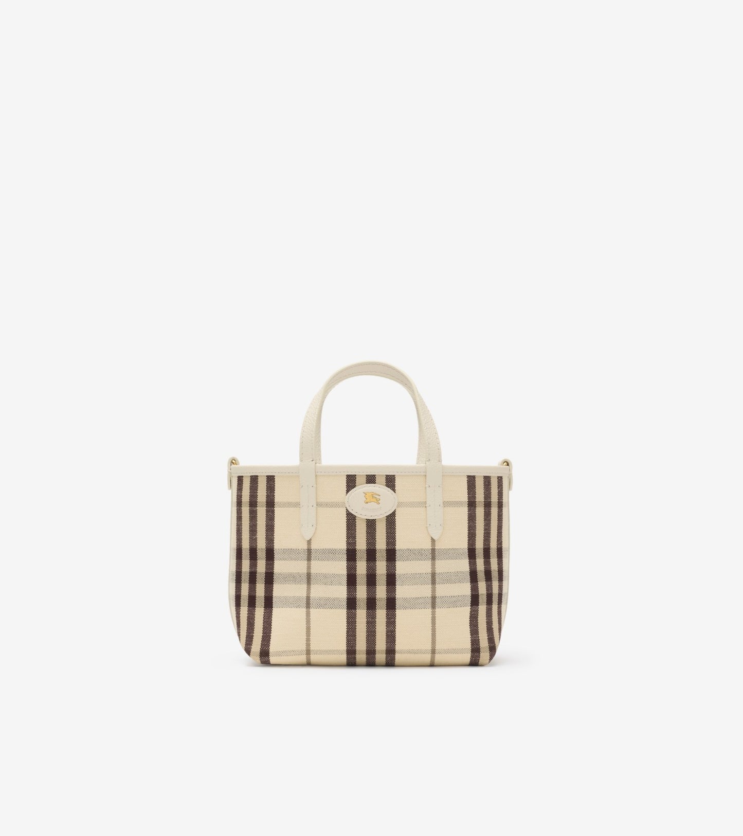 Mini Reversible Bloomsbury Tote in Peat brown/sand beige