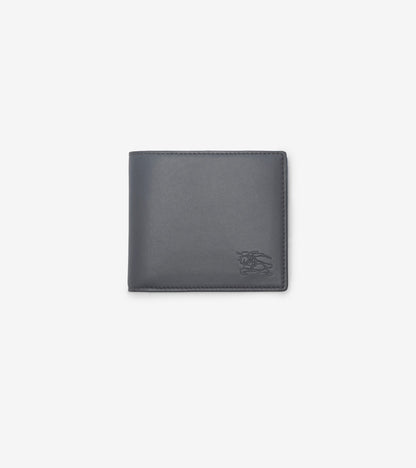 Pop Check Bifold Wallet in Sand beige