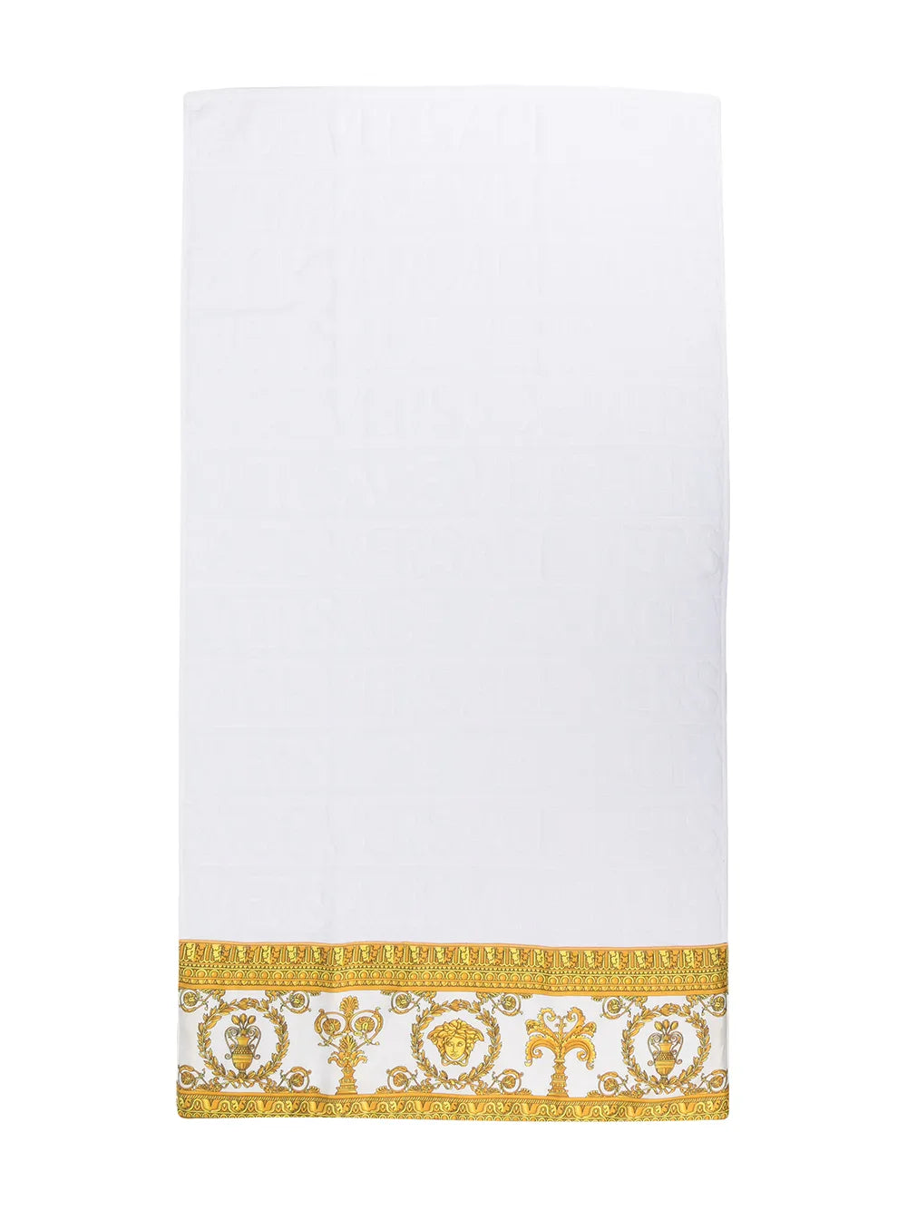 Versace logo-edged Towel