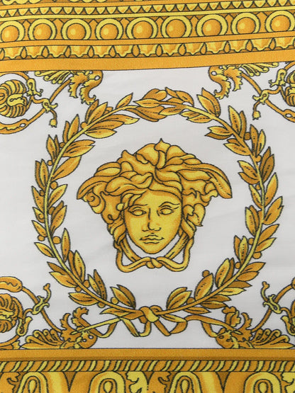Versace logo-edged Towel