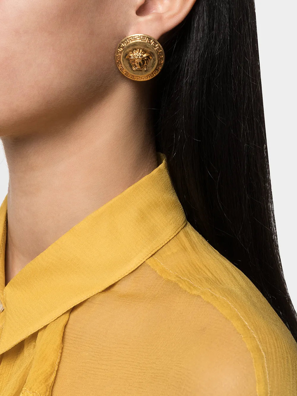 Versace Tribute Medusa Stud Earrings