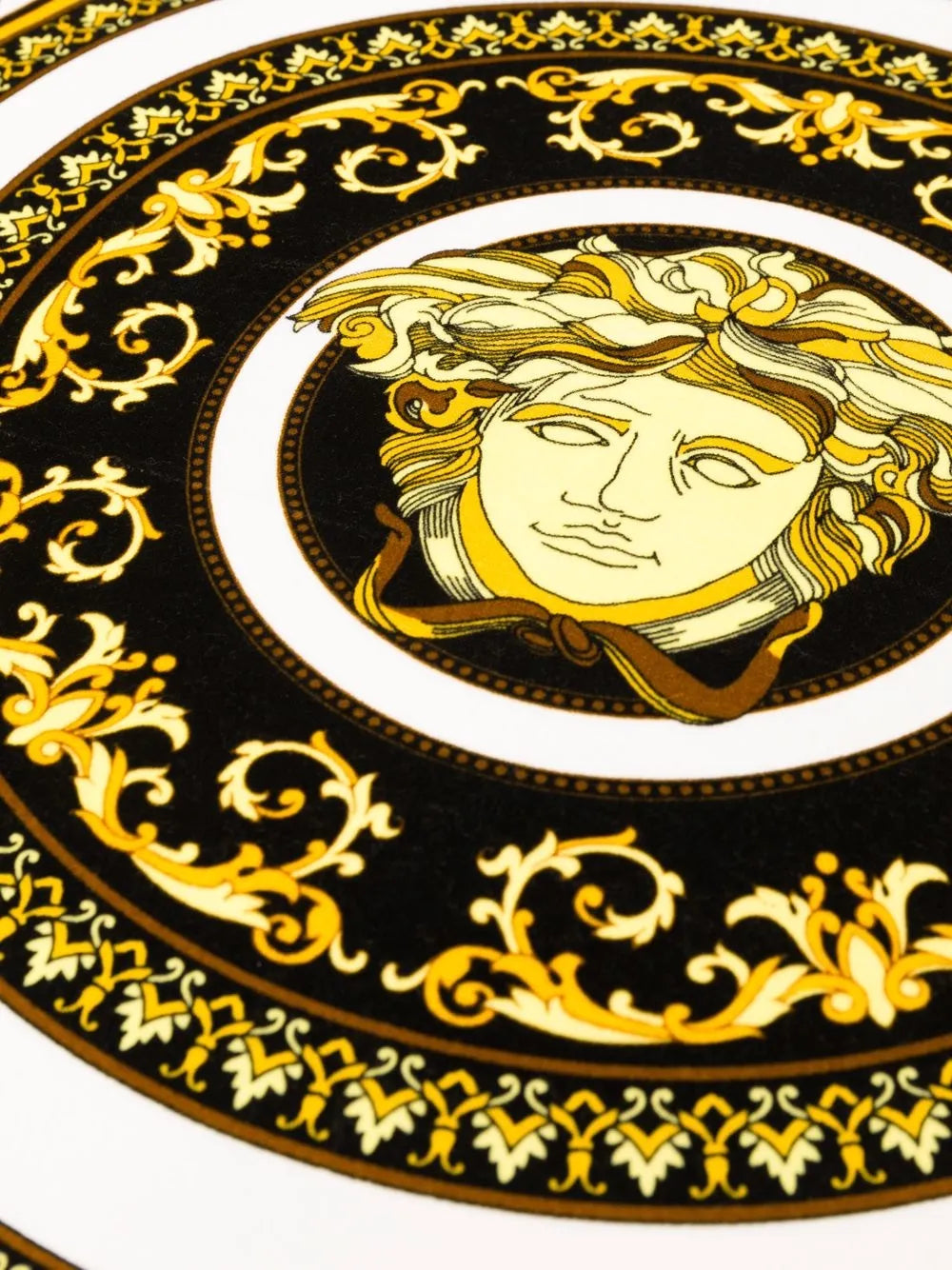 Versace Medusa-head Print Square Cushion