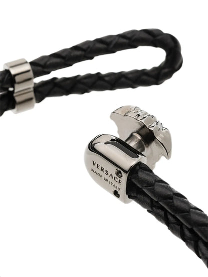 Versace La Medusa Leather Bracelet