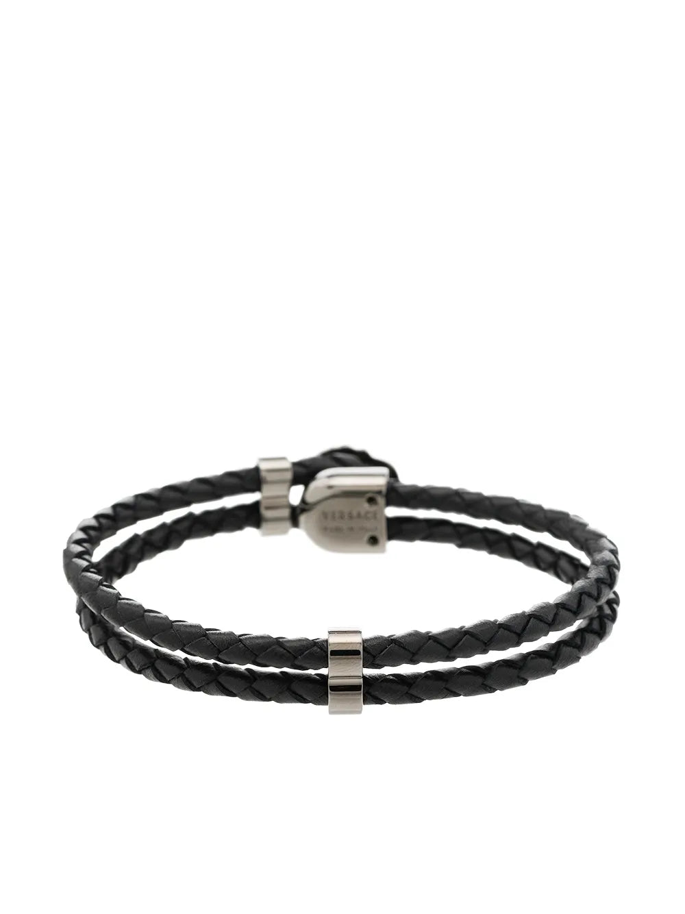 Versace La Medusa Leather Bracelet
