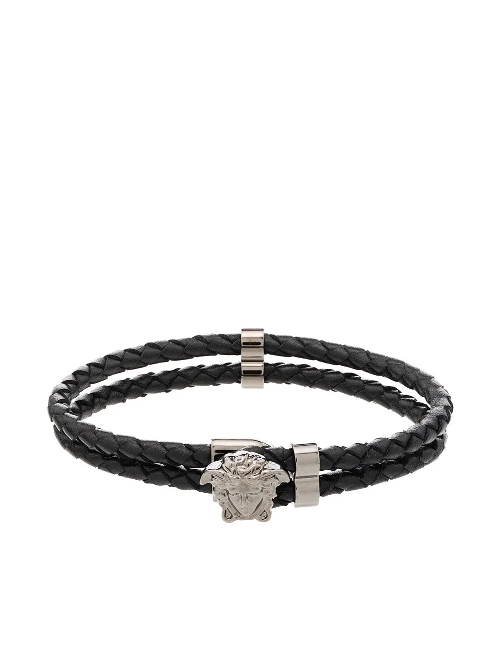 Versace La Medusa Leather Bracelet