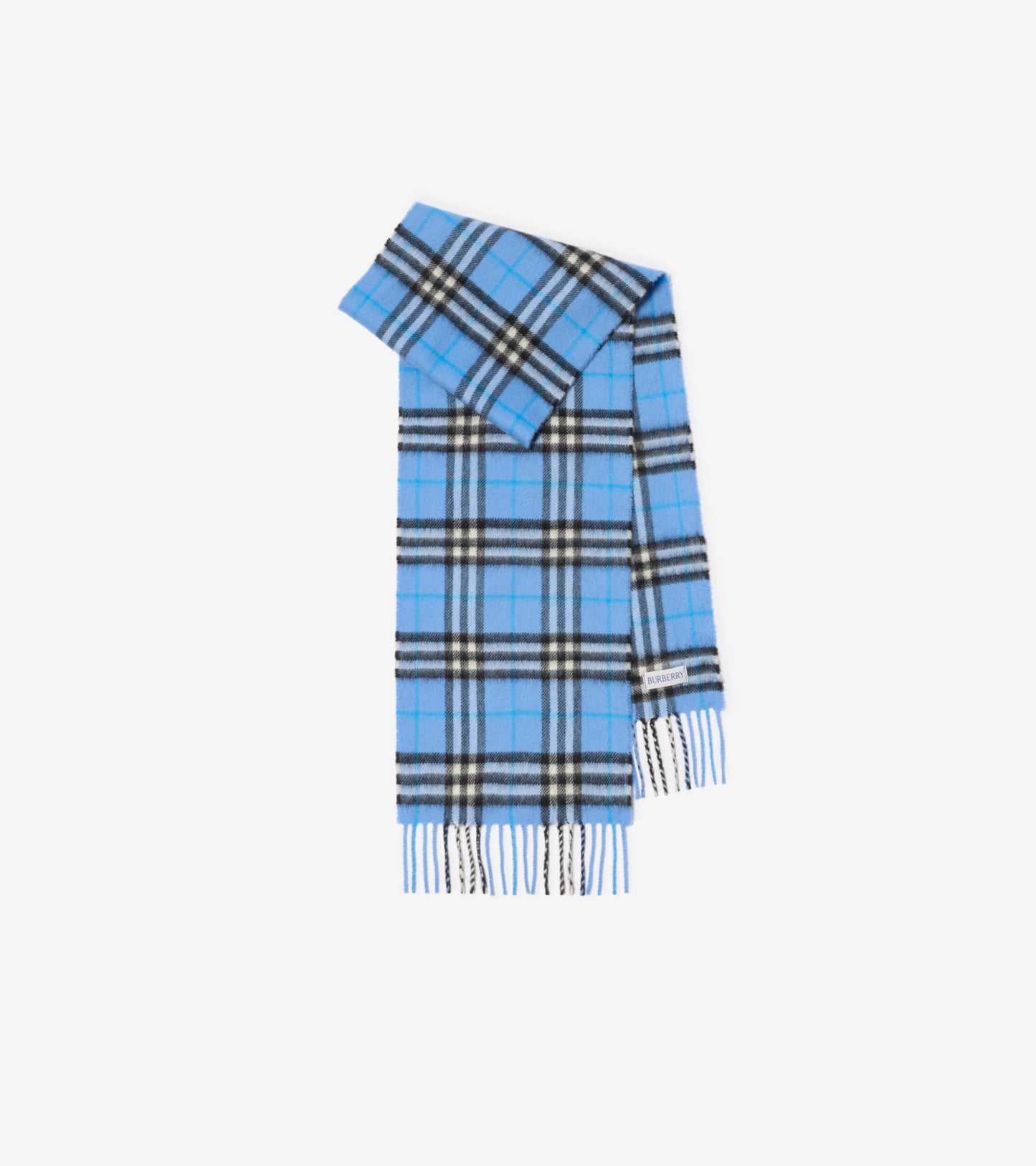 Check Cashmere Scarf in Archive pink - Children