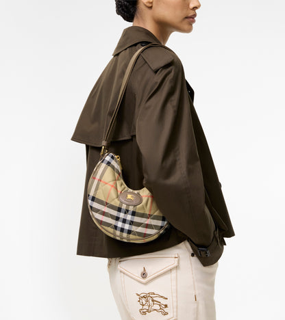 Horseshoe Crossbody Bag in Sand beige