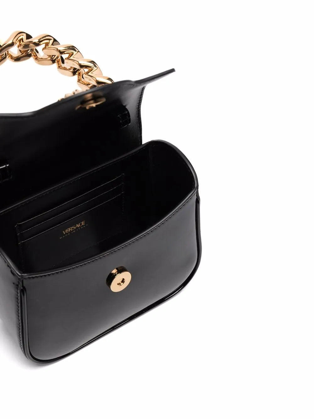 Versace La Medusa Patent Mini Bag