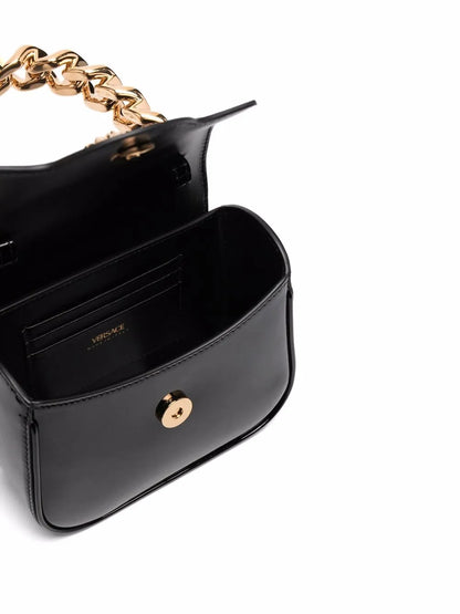 Versace La Medusa Patent Mini Bag