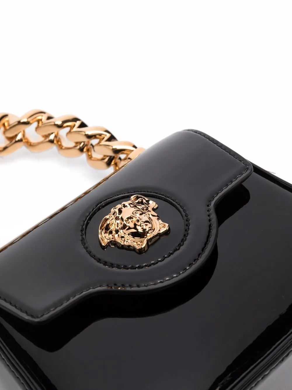 Versace La Medusa Patent Mini Bag