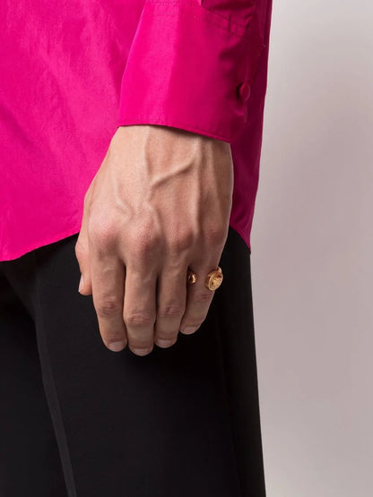 Versace safety-pin Open Ring