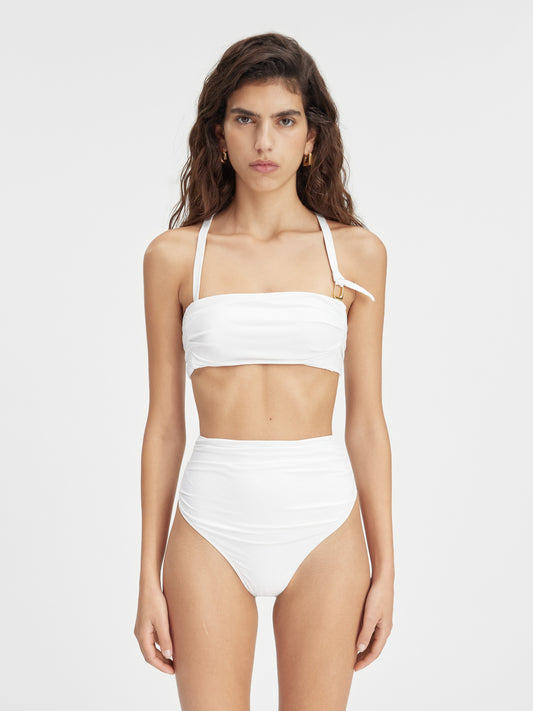 The Drapeado bikini bottom