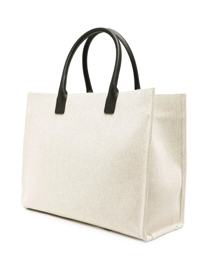 Versace Large La Medusa Canvas Tote Bag