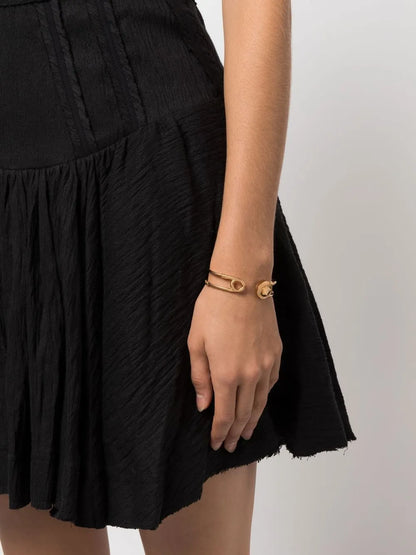 Versace Safety-Pin Cuff Bracelet
