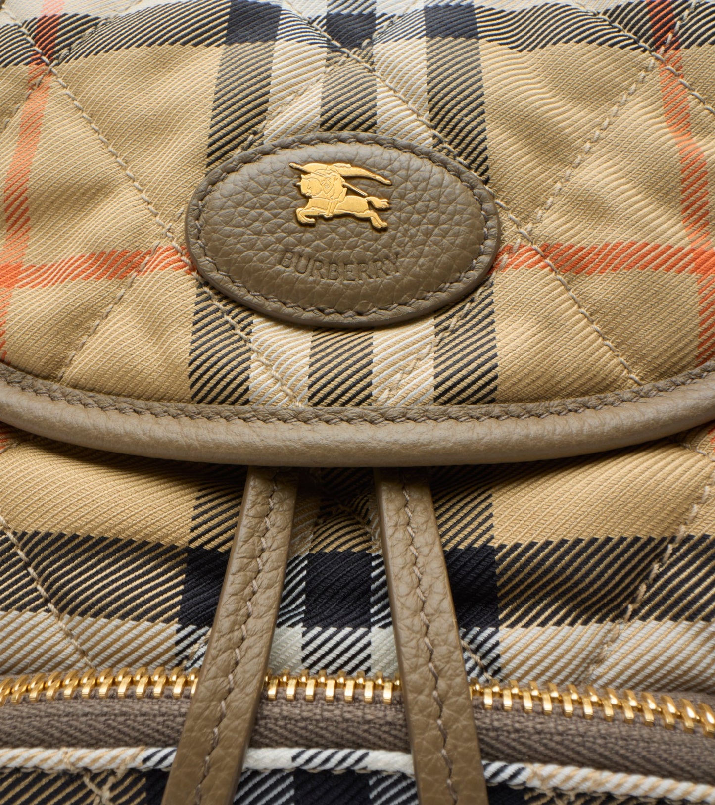 Mini Horseshoe Backpack in Sand beige
