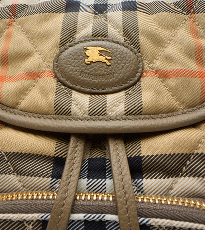 Mini Horseshoe Backpack in Sand beige