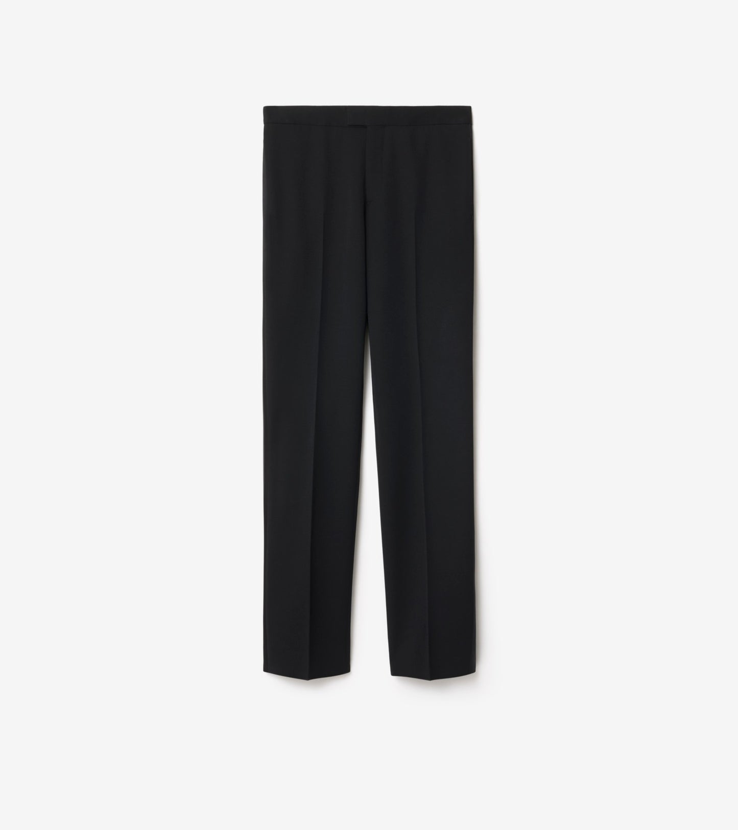 Grain de Poudre Wool Tuxedo Trousers in Black