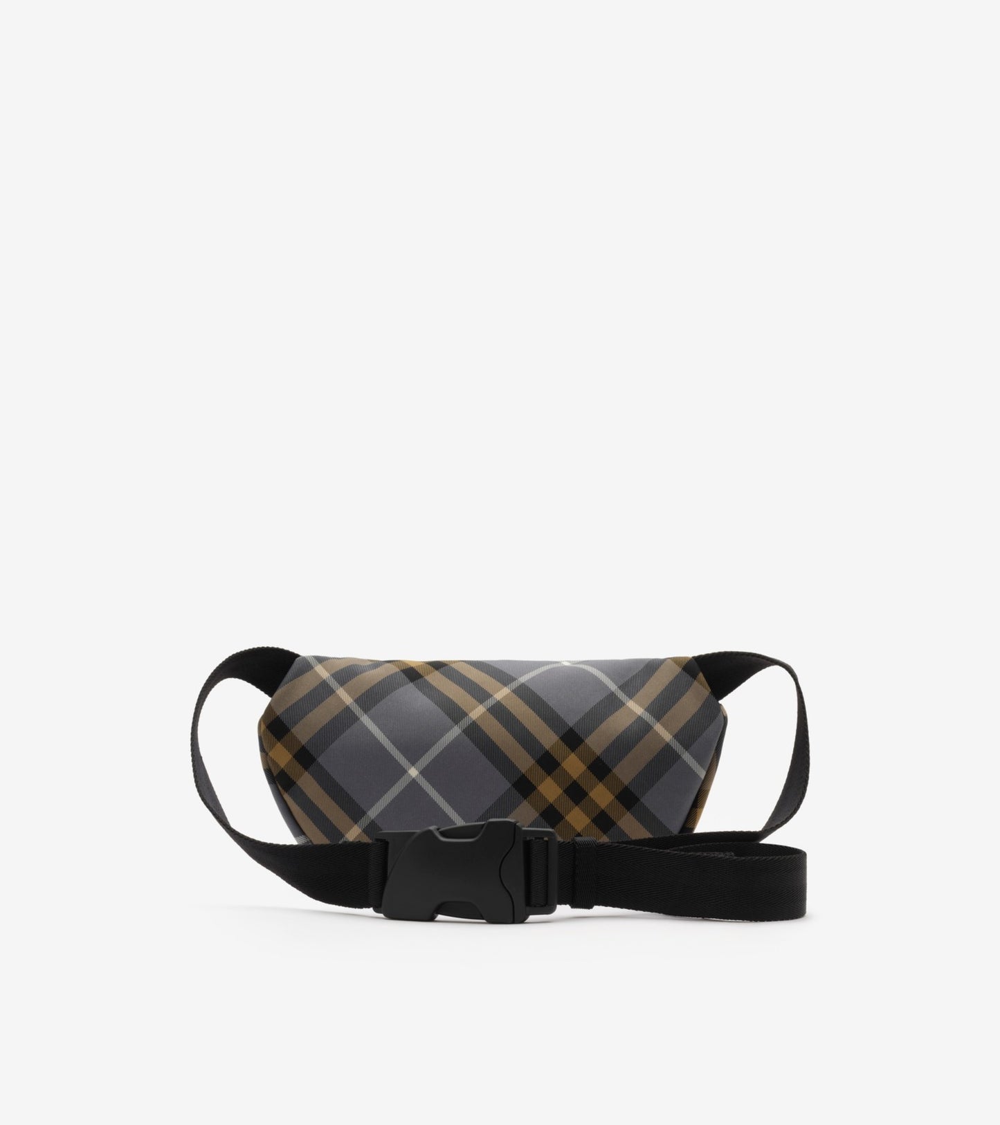 Small Check Belt Bag in Wave blue