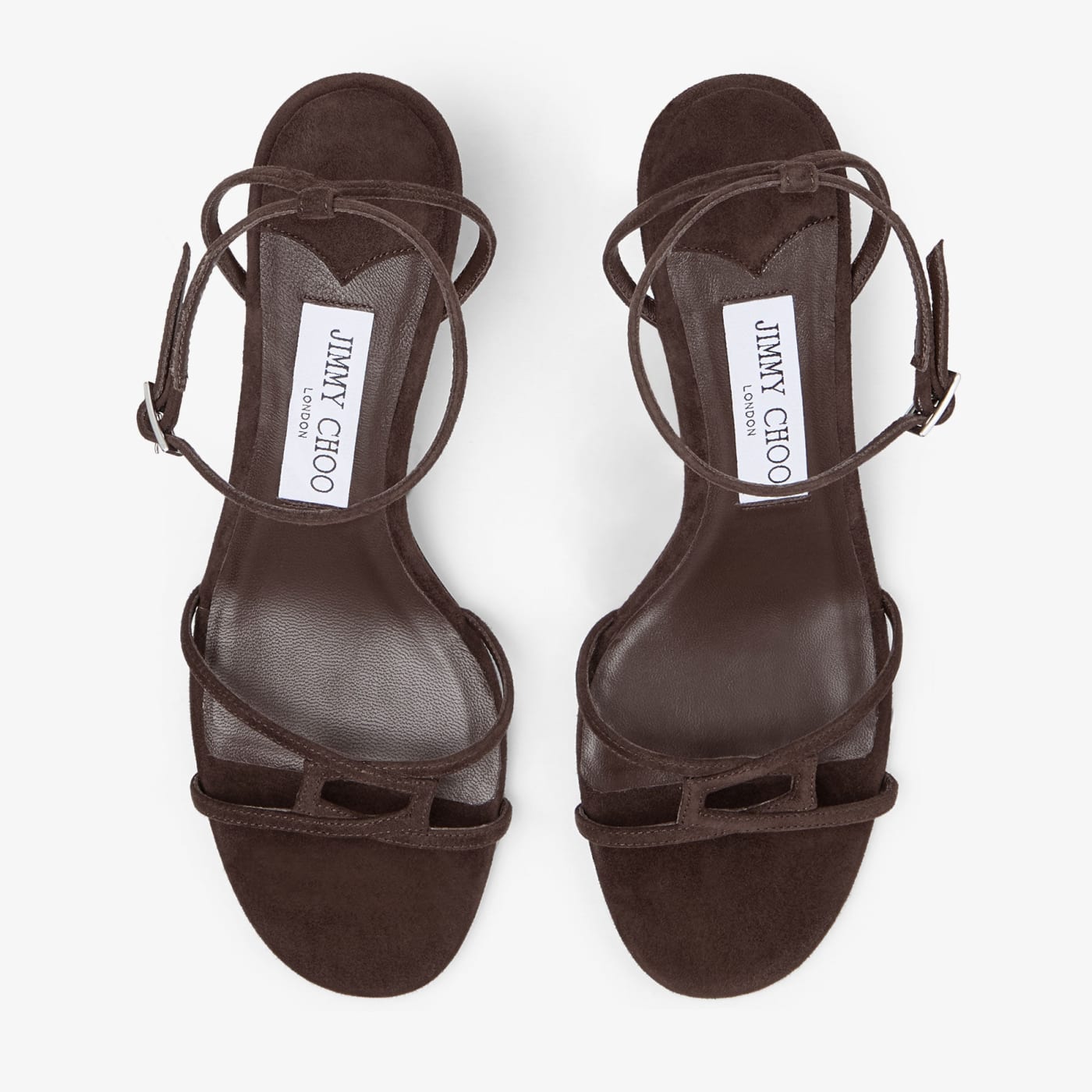 Leo 65 Chocolate Suede Sandal
