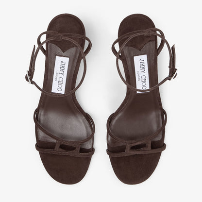 Leo 65 Chocolate Suede Sandal
