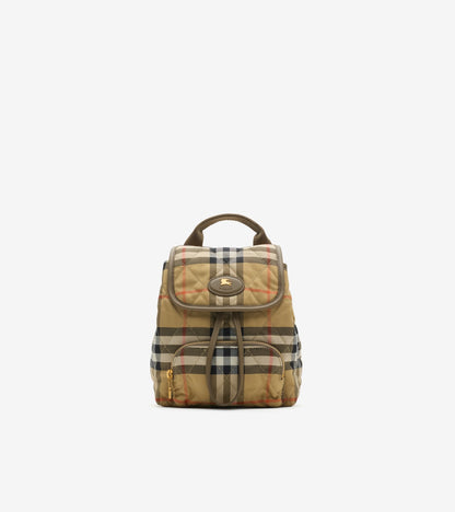 Mini Horseshoe Backpack in Soap beige