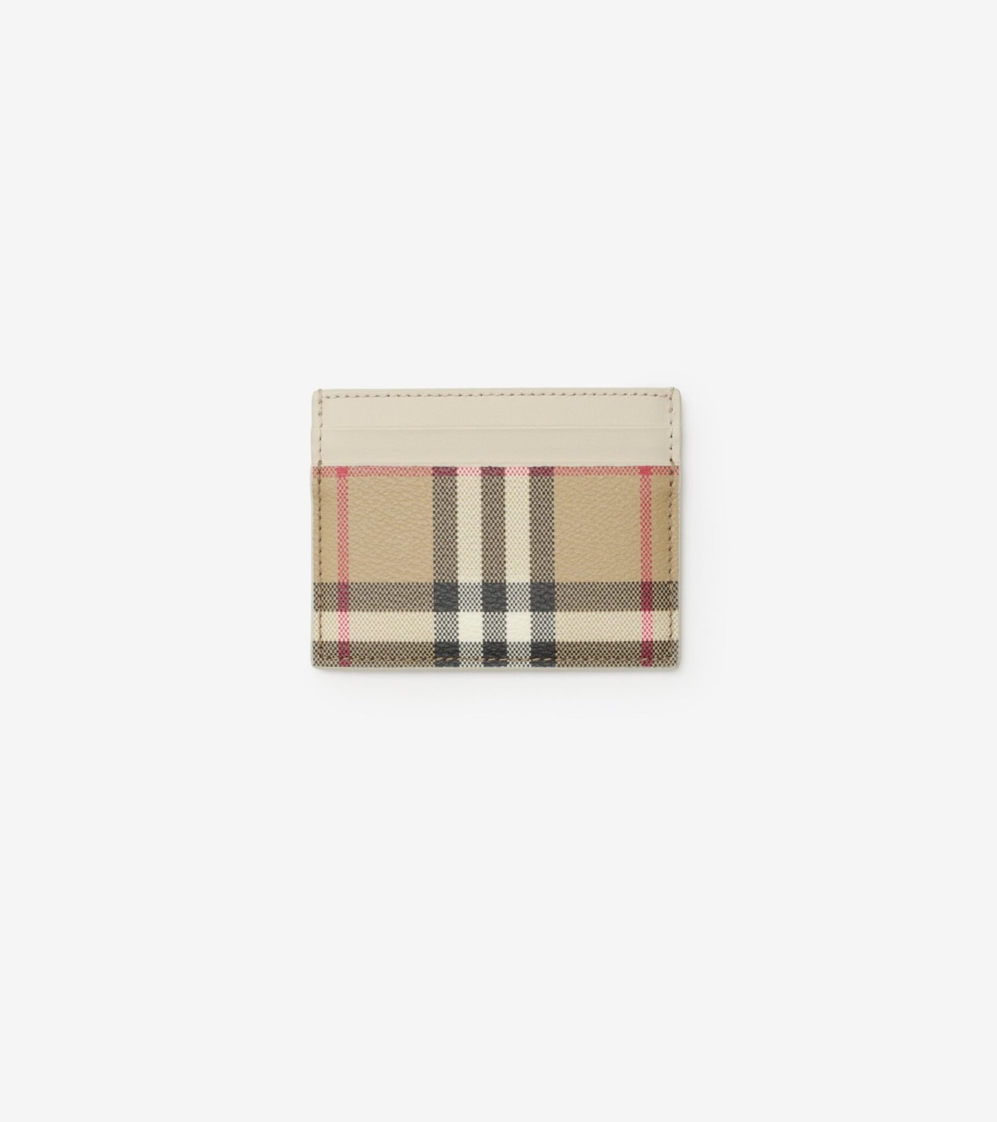 Check Card Case in Archive beige/ruby red